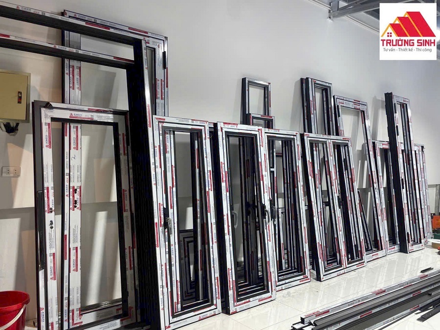 Khung cửa nhôm kính là bộ phận bao ngoài hệ cửa